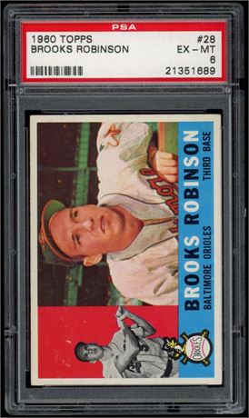 1960 Topps #28 Brooks Robinson PSA 6
