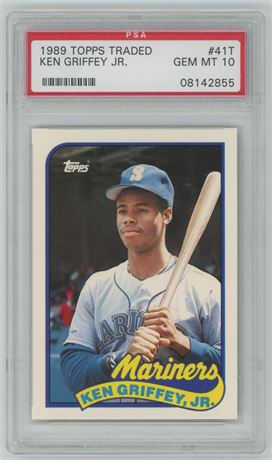 1989 Topps Traded #41T Ken Griffey Jr RC PSA 10 GEM MINT