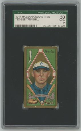 1911 T205 Hassan Lee Tannehill SGC 2 GOOD