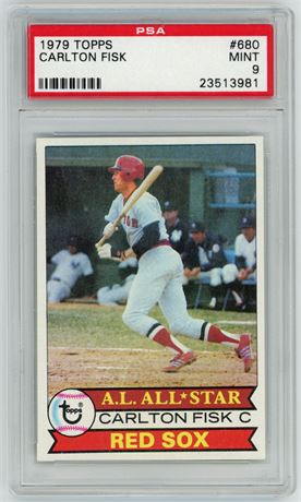 1979 Topps #680 Carlton Fisk PSA 9 MINT