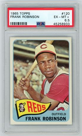 1965 Topps #120 Frank Robinson PSA 6.5 EXMT+
