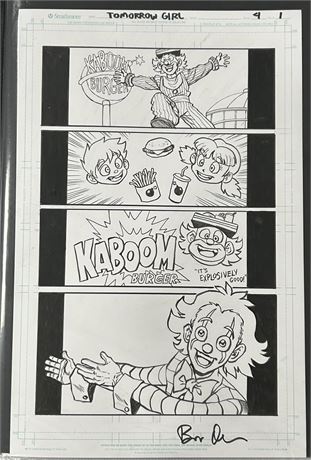Tomorrow Girl/Ninja High School Original Artwork Lot (30) All signed by Ben Dunn