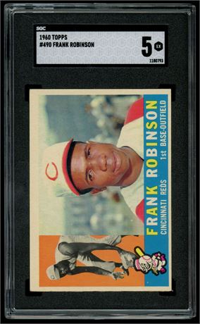 1960 Topps #490 Frank Robinson SGC 5