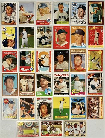 2021 Topps X Mickey Mantle Lot (33)