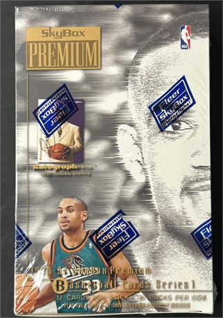 1996-97 fleer Skybox Premium Series 1 Sealed Wax Box (Kobe Rookie Year)