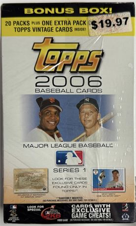 2006 Topps Series 1 MLB Baseball Retail Box Factory Sealed