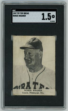 1947 Tip Top Bread Honus Wagner SGC 1.5 FAIR