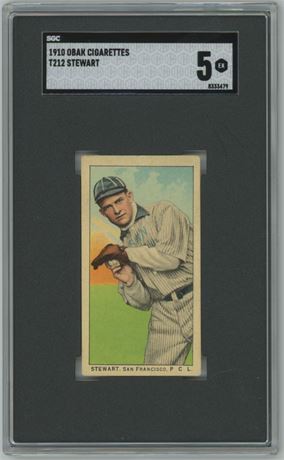 1910 T212 Obak Harry Stewart SGC 5 EX