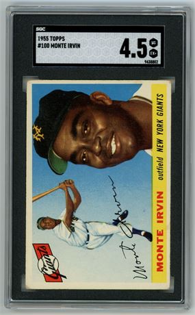 1955 Topps #100 Monte Irvin SGC 4.5 VGEX+