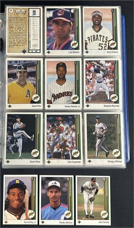 1989 Upper Deck Baseball Complete Set (1-700) w/ Griffey RC