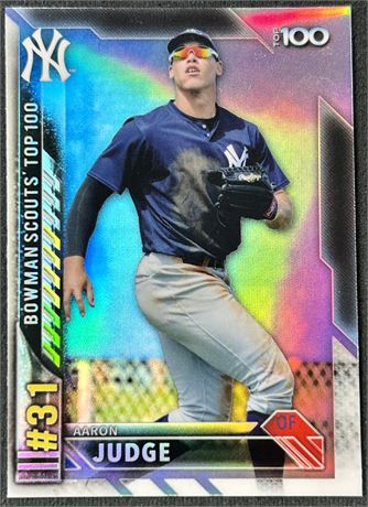 2016 Bowman Scouts' Top 100 Aaron Judge RC