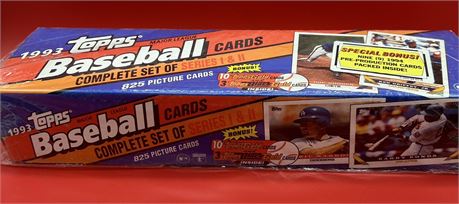 1993 Topps Complete Factory-Sealed Set (1-825) Jeter RC