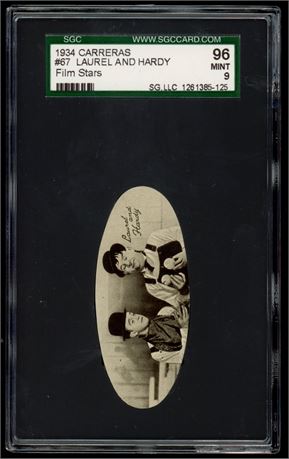 1934 Carreras #67 Laurel And Hardy Film Stars SGC 9