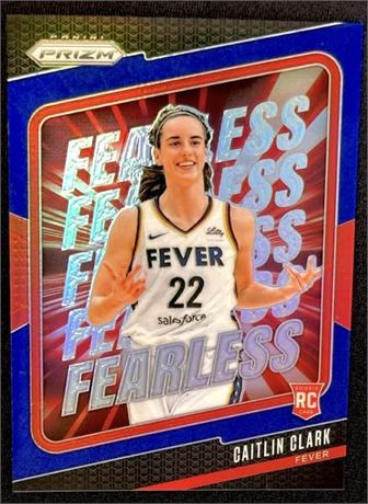 2024 Panini Prizm #10 3/49 Caitlin Clark RC Fearless Holo