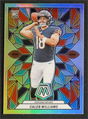 2024 Panini Mosaic Caleb Williams Stained Glass SSP Case Hit