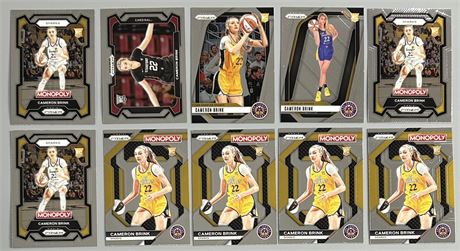 2024 Panini Prizm/Monopoly/DP Cameron Brink RC Lot (10)
