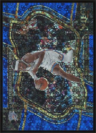 2022 Select #256 Shai Gilgeous-Alexander Courtside Blue Disco SP 25/25