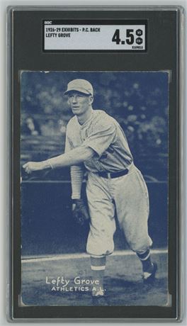 1926-29 Exhibits - P.C. Back Lefty Grove SGC 4.5 VGEX+