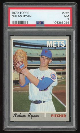 1970 Topps #712 Nolan Ryan High # PSA 7 NM