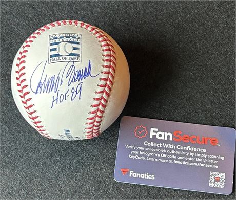 Johnny Bench Autographed National Baseball HOF Ball Fanatics