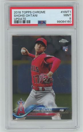2018 Topps Chrome Update Shohei Ohtani RC PSA 9 MINT