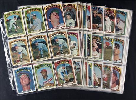 1972 Topps Baseball Set Builders Lot (143) VGEX AVG