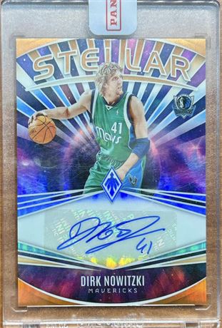 2023 Panini Stellar Signatures Dirk Nowitzki Auto