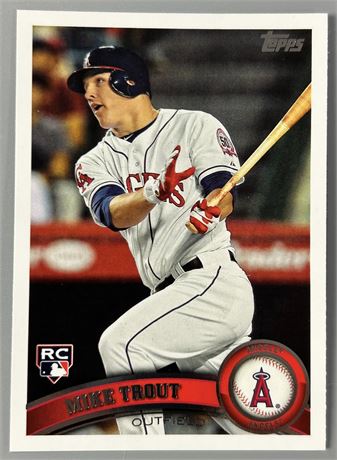 2011 Topps Update Mike Trout RC