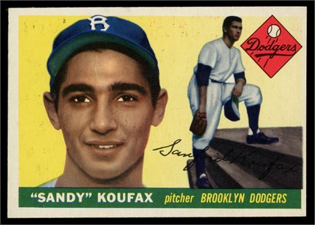 1955 Topps #123 Sandy Koufax RC VG (READ)