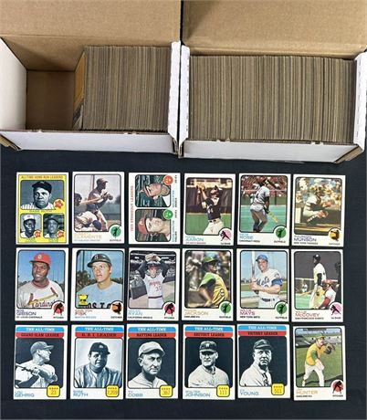 1973 Topps Baseball Partial Set (594/660) 90% of Set w/ Stars VGEX Avg
