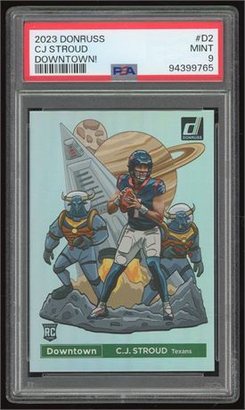 2023 Donruss CJ Stroud RC Downtown! PSA 9 MINT