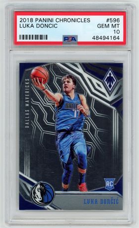 2018 Panini Chronicles #596 Luka Doncic RC PSA 10 GEM MINT