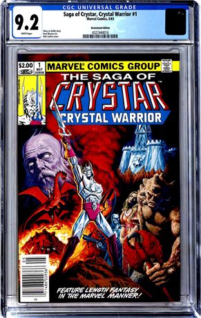 Saga of Crystar, Crystal Warrior #1 (1983) CGC 9.2