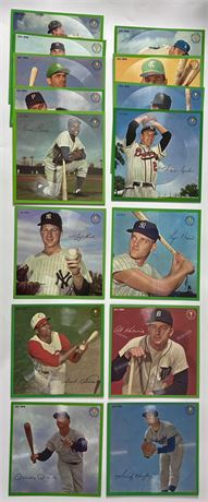 1964 Auravision NEAR Set (15/16) w/ Mantle, Koufax, Kaline, Etc Missing Mays