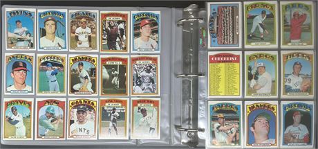 1972 Topps Complete Set in Binder (787/787) w/ 5 variations EX+ Average (READ)