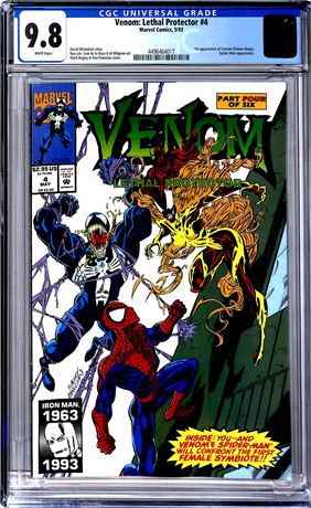 Venom: Lethal Protector #4 (1993) CGC 9.8 1st Appearance of Scream