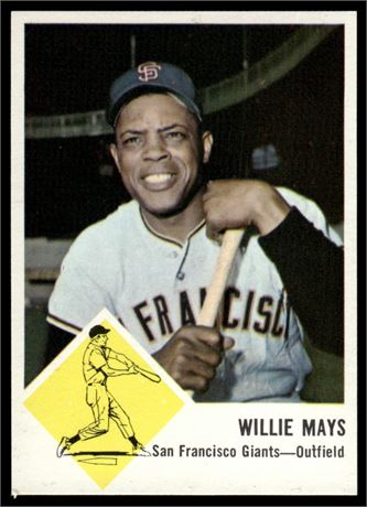 1963 Fleer #5 Willie Mays EX