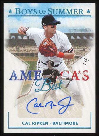 2024 Panini Boys of Summer America's Best Cal Ripken Jr. Auto 1/1