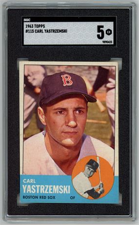 1963 Topps #115 Carl Yastrzemski SGC 5 EX