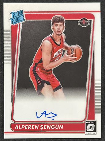 2021 Paninni Donruss Optic Alperen Sengun Rated Rookie Auto