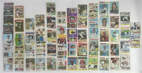 1970-1979 Topps Baseball HOF/Star Lot (40) VG-VGEX
