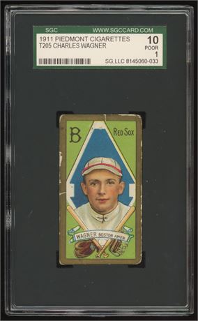 T205 Piedmont Charles Wagner SGC 1 POOR