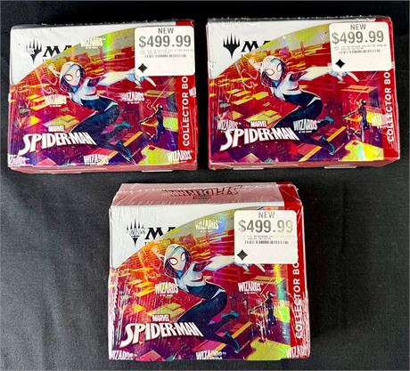 Magic the Gathering Marvel Spider Man Collector Booster Box (3)