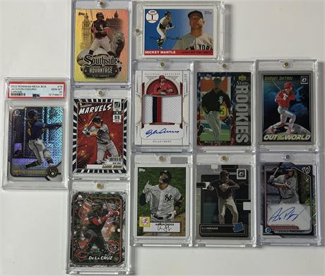 1994-2023 Baseball Star Lot (11) w/ Chourio, Judge, and Jordan RC