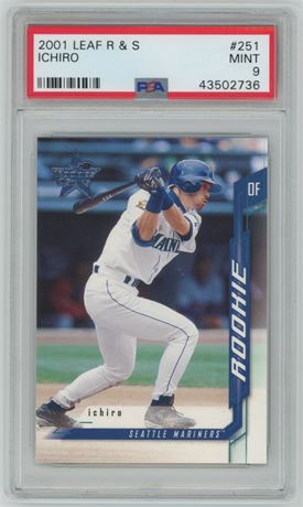 2001 Leaf Rookies & Stars Ichiro RC #251 PSA 9 MINT