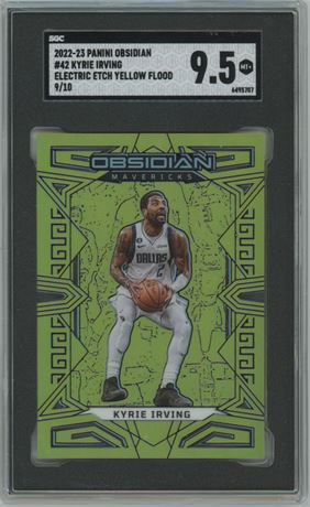 2022-23 Panini Obsidian #42 Kyrie Irving 9/10 SGC 9.5 MINT+