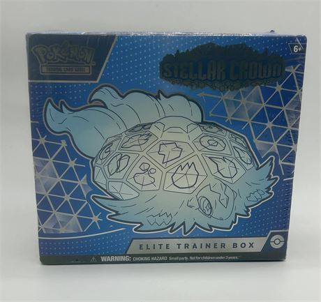 2024 Pokémon Stellar Crown Elite Trainer Box Factory Sealed