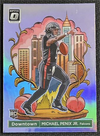 2024 Panini Optic #14 Michael Penix Jr RC Downtown (READ)