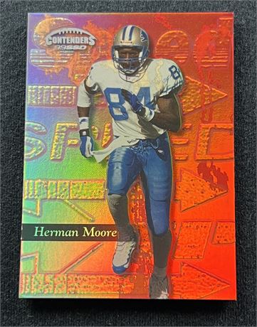 1999 Playoff Contenders #24 Herman Moore SSD Speed Red /100