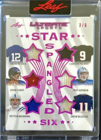 2024 Leaf Ultimate Sports 3/6 w/ Manning, Aikman, Elway Star Spangled Six